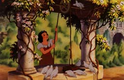 Cel of Snow White at the Wishing Well 